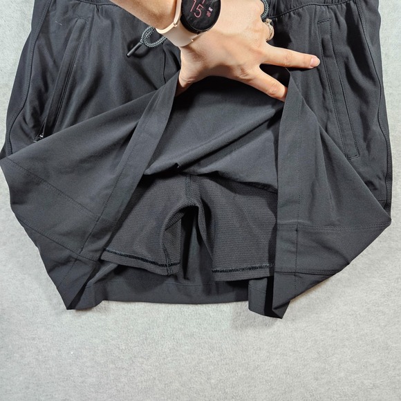 NWOT Athleta Sz 8 Expedition Black Lightweight‎ Quick Dry Sleeveless Skort Dress - Picture 7 of 13